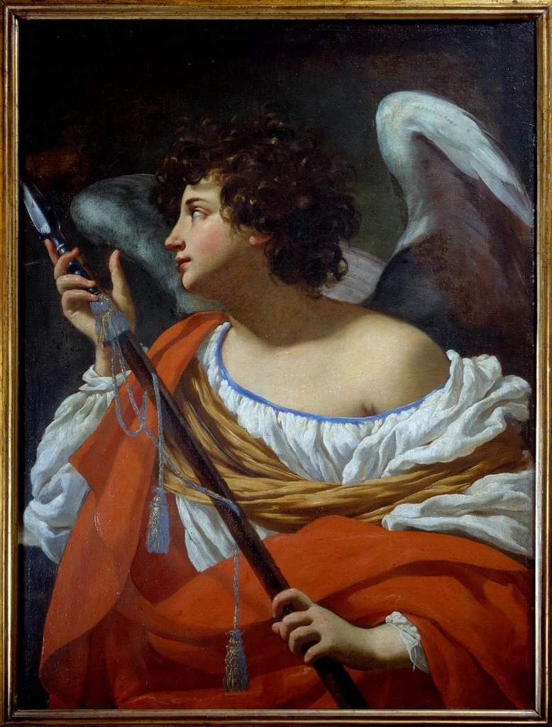 Angelo che porta la lancia dopo aver trafitto il cuore di Cristo - Museo di Capodimonte, Napoli